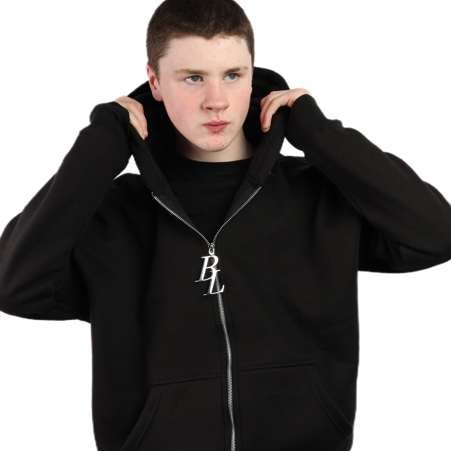 Full Length Zip-Up Hoodie (Unisex)