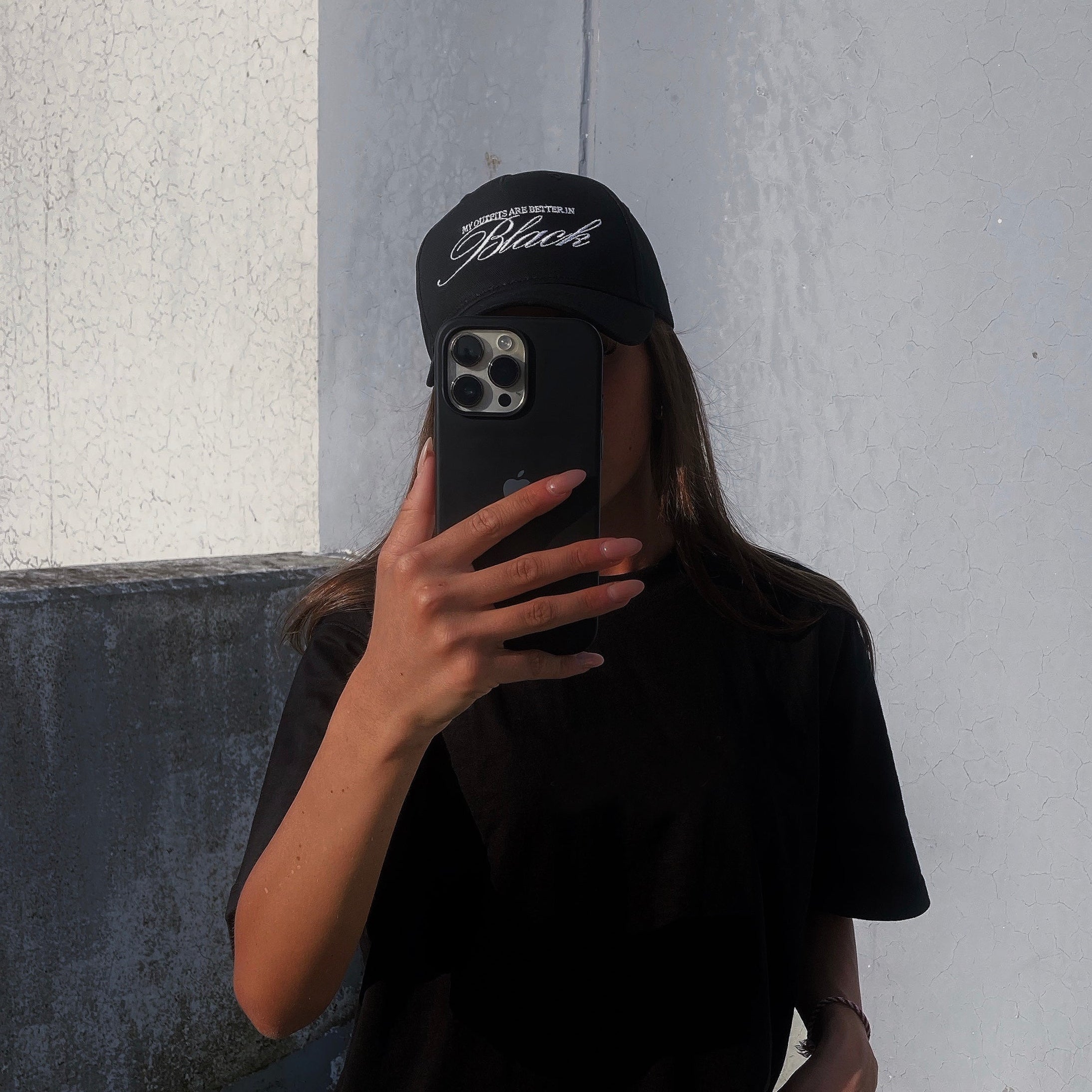 My Outfits Are Better In Black Cap